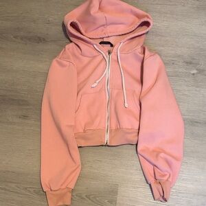 SHEIN Blush Pink Hooded Jacket